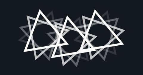 Abstract White Triangles on Dark Background in Motion - Download Free Stock Images Pikwizard.com