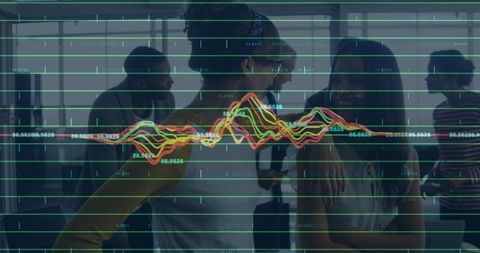 Financial Data Visualization with Team Collaboration Background