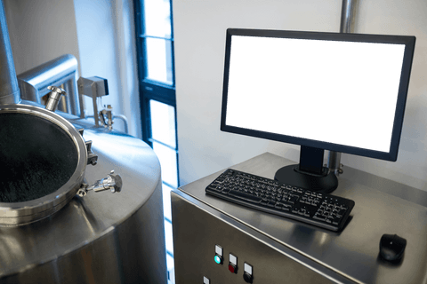 transparent monitoring system in brewery with steel equipment - Download Free Stock Videos Pikwizard.com