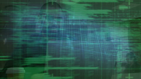 Business Professional Analyzing Data over Virtual Interface