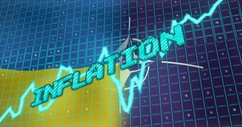 Conceptual Inflation Curve with Ukraine and NATO Context