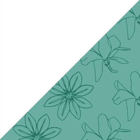 green floral pattern with transparent triangle space - Download Free Stock Videos Pikwizard.com