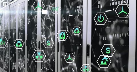 Innovative Eco-Friendly Data Center Technology - Download Free Stock Images Pikwizard.com