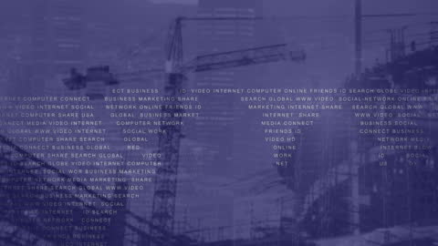 Digital Data Process with Urban Overlay