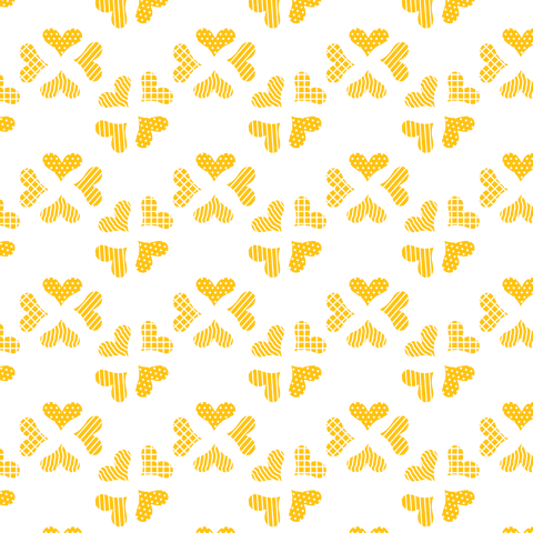 Yellow Heart Pattern on Transparent Background for Creative Designs - Download Free Stock Videos Pikwizard.com