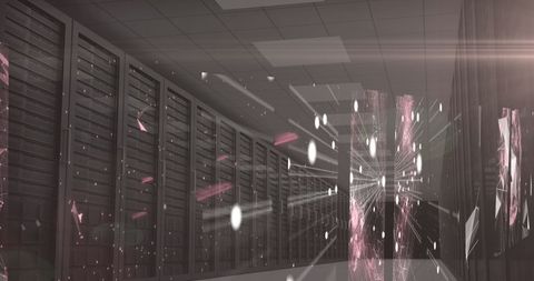 Digital Network Globe in Data Center Setting with Plexus - Download Free Stock Images Pikwizard.com