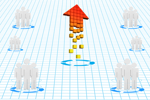 Transparent Upward Arrow and People Groups Showing Business Growth - Download Free Stock Videos Pikwizard.com
