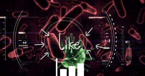 Biotechnology Digital Interaction with Viral Loneliness Theme - Download Free Stock Images Pikwizard.com