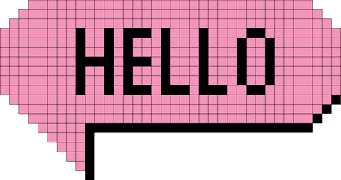pink speech bubble saying hello on transparent background - Download Free Stock Videos Pikwizard.com