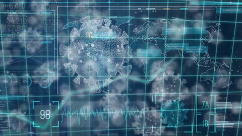 Global COVID-19 Data Visualization on Digital Interface