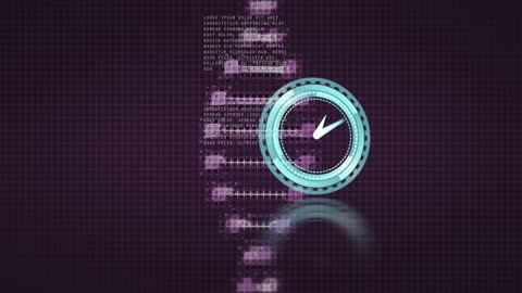 Digital Interface with Spinning Clock and Data Streams