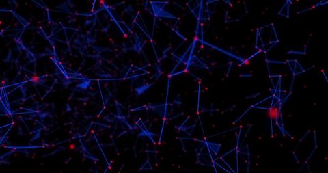 Futuristic Network Visualization with Lines and Nodes - Download Free Stock Images Pikwizard.com