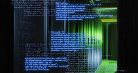 Dynamic Digital Data Processing in Modern Server Environment - Download Free Stock Images Pikwizard.com