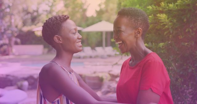 Joyful African American Sisters Embracing Outdoors - Download Free Stock Images Pikwizard.com