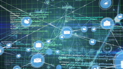 Digital Network Connections and Data Processing Overlay