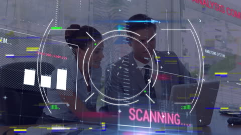 Digital Data Processing with Executives in Modern Office