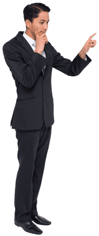 Transparent Image of Biracial Businessman Gesturing Forward - Download Free Stock Videos Pikwizard.com