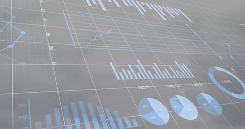 Statistical Data Visualizations and Renewable Energy Integration - Download Free Stock Images Pikwizard.com