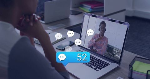 Remote Communication with Laptop Messaging Interface