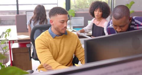 Collaboration in Modern Office Setting