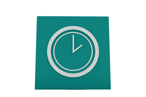 transparent white clock icon on green square - Download Free Stock Videos Pikwizard.com