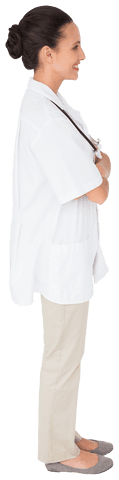 Confident Nurse in Uniform Transparent Cutout - Download Free Stock Videos Pikwizard.com