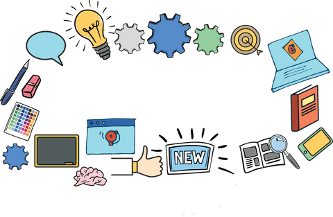 digital workflow productivity icons on transparent background - Download Free Stock Videos Pikwizard.com