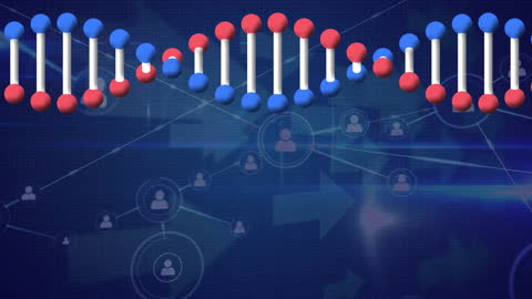 Digital DNA Strand with Network Connections