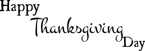 Festive transparent thanksgiving greeting with decorative elements