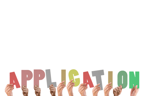 hands holding application text on transparent background - Download Free Stock Videos Pikwizard.com