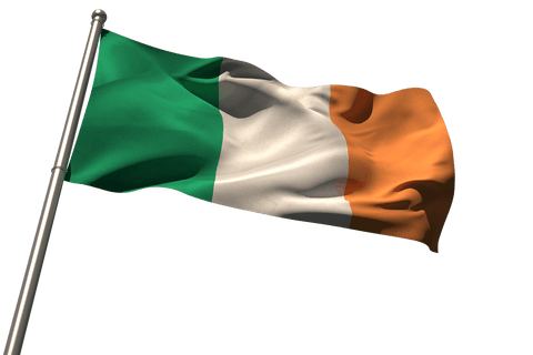 irish flag transparency on flagpole highlighting national colors - Download Free Stock Videos Pikwizard.com