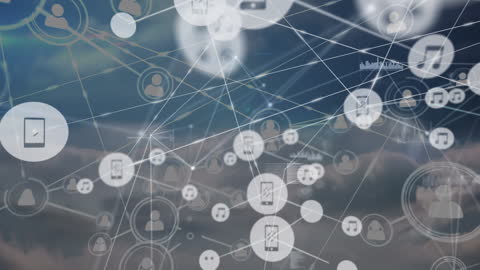 Digital Networking Connections over Cloudscape