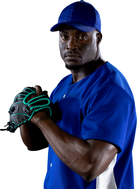 Transparent African American Male Baseball Pitcher Preparing to Throw Pitch - Download Free Stock Videos Pikwizard.com