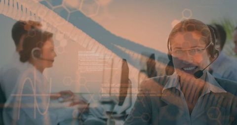 Professional Customer Service Representative with Technological Interface