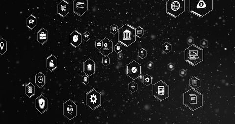 Floating Digital Finance Icons Representing Financial Services - Download Free Stock Images Pikwizard.com