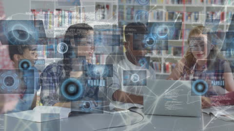 Diverse Students Engaged in Collaborative Data Analysis