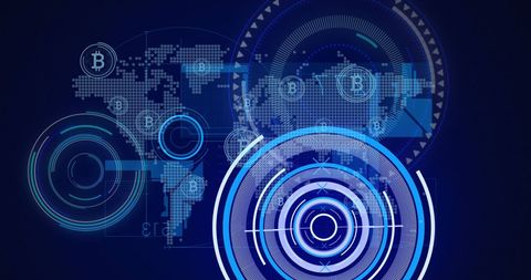 Global Bitcoin Digital Trading Network - Download Free Stock Images Pikwizard.com