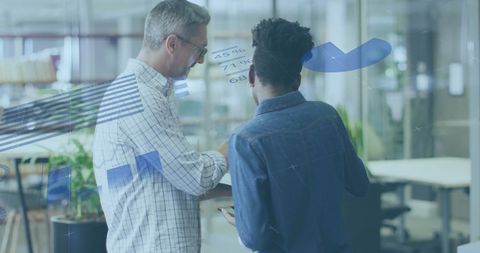 Financial Data Processing with Business Professionals in Contemporary Office