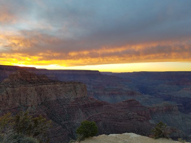 Breathtaking Sunset Over Grand Canyon - Download Free Stock Photos Pikwizard.com