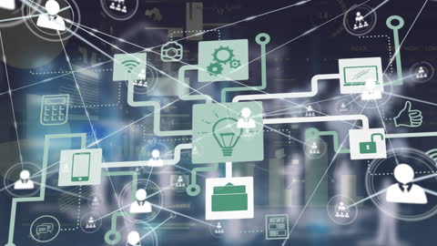 Digital Network Connections with Abstract Data Elements