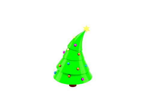 Festive Christmas Tree with Ornaments on Transparent Background - Download Free Stock Videos Pikwizard.com