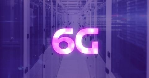 6G Technology and Advanced Networking in Server Room - Download Free Stock Images Pikwizard.com
