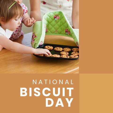 Children Celebrating National Biscuit Day with Homemade Treats