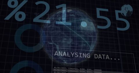 Global Data Processing In Business and Finance - Download Free Stock Images Pikwizard.com