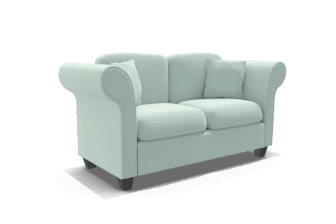 transparent 3d illustration of small modern sofa with cushions - Download Free Stock Videos Pikwizard.com