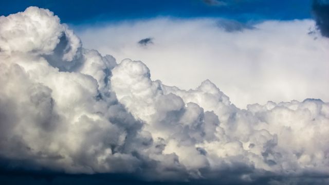Dramatic Cumulus Clouds Against Blue Sky - Download Free Stock Photos Pikwizard.com