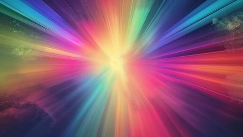 Radiant Multicolored Light Burst Exuding Vibrant Energy - Download Free Stock Images Pikwizard.com