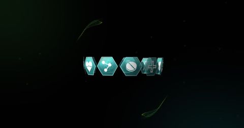 Futuristic Medical Icons on Green Digital Interface - Download Free Stock Images Pikwizard.com
