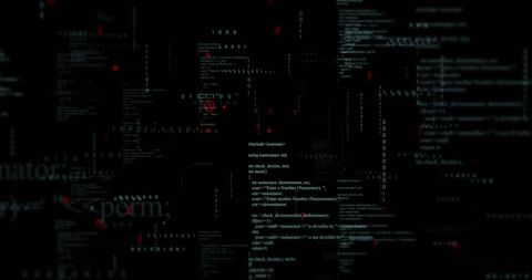 Futuristic Digital Data Code Background with Lines and Symbols - Download Free Stock Images Pikwizard.com