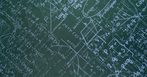 Complex Mathematical Equations on Chalkboard - Download Free Stock Images Pikwizard.com